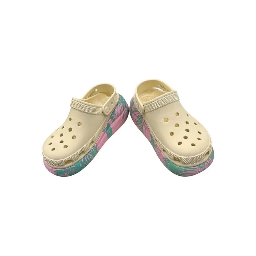 Crocs Classic Crush Clog Spring Break Vanilla M5 W7 Platform